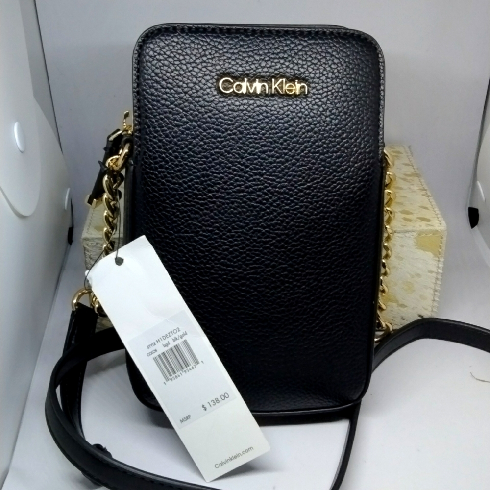 Calvin Klein Black Phone Purse
